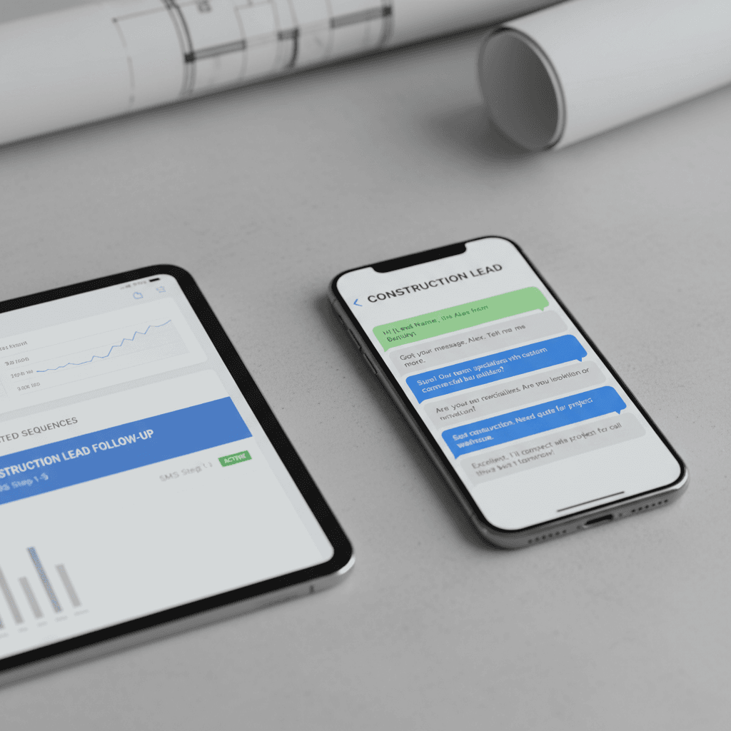 Automated text message sequences on smartphone