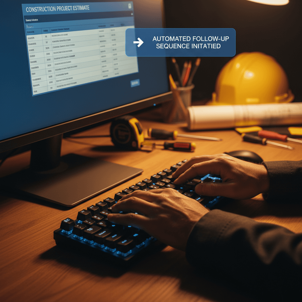 Estimate trigger launching automated follow-up